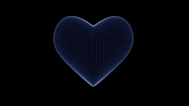 Hologramm-eines-rotierenden-Herzens