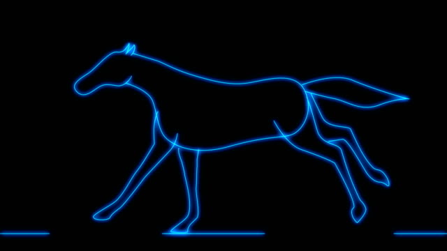 Pferd-Animation---Schleife-laufen