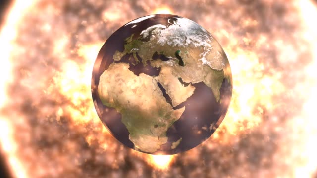 Rotierende-Erde-Animation