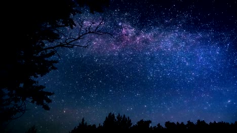 Starry-sky-time-lapse-of-the-Milky-Way