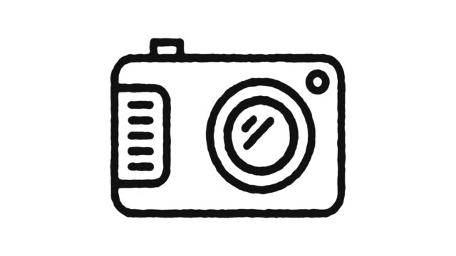 Camera-Icon-Animation-Footage-&-Alpha-Channel