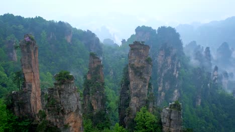 Zhangjiajie-mountains,-China