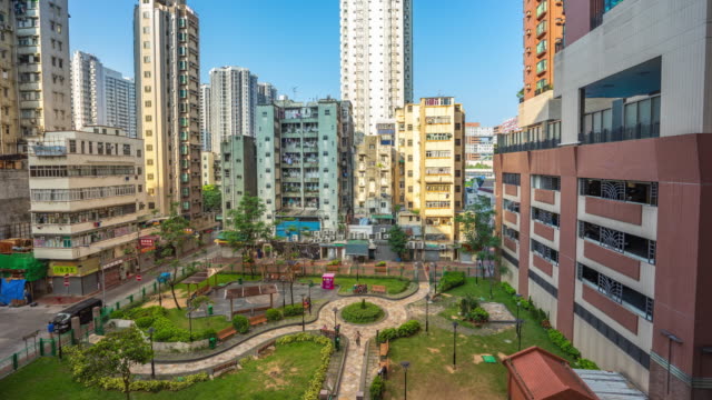 Time-Lapse-of-Yau-Ma-Tei-Park-in-Hong-Kong