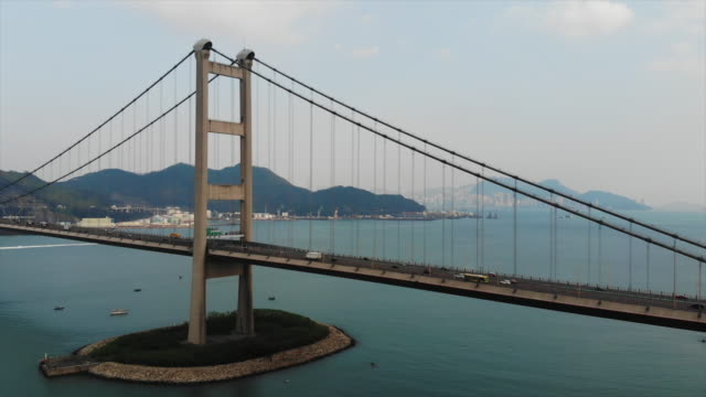 Hängebrücke-Tsing-Ma-Brücke