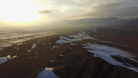 Montaña-de-la-nieve,-Duku-carretera,-Xinjiang,-China