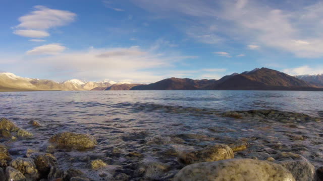 Beauty-Pangong-Lake-In-Fall,-Leh-Ladakh-,-India
