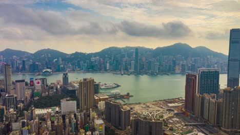 sunny-kowloon-island-harbour-bay-aerial-timelapse-panorama-4k-hong-kong
