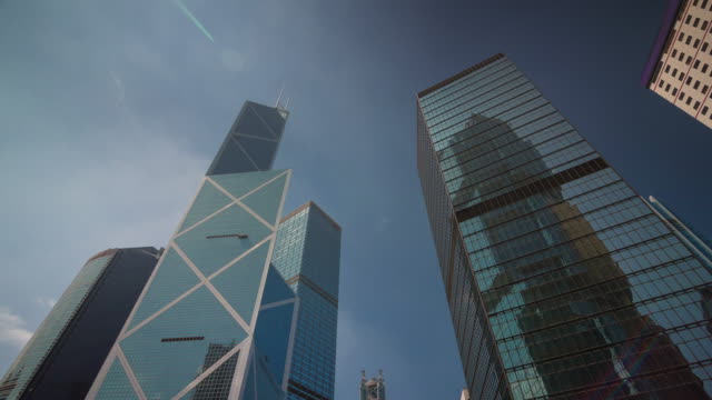 Tag-Licht-Bank-von-China-block-4-k-Zeitraffer-aus-Hong-kong