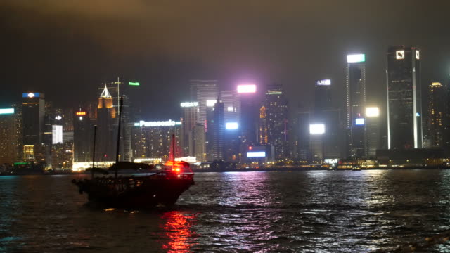 Traditional-junk-boat-in-Hong-Kong