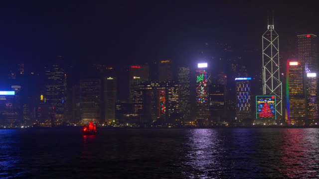 China-noche-iluminada-hong-kong-ciudad-famosa-bahía-panorama-4k