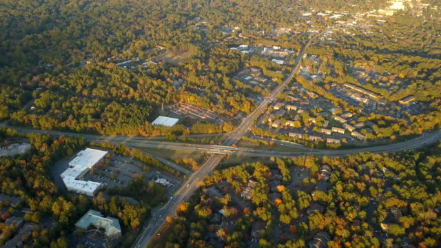 Aerial-view-of-freeway-intersection