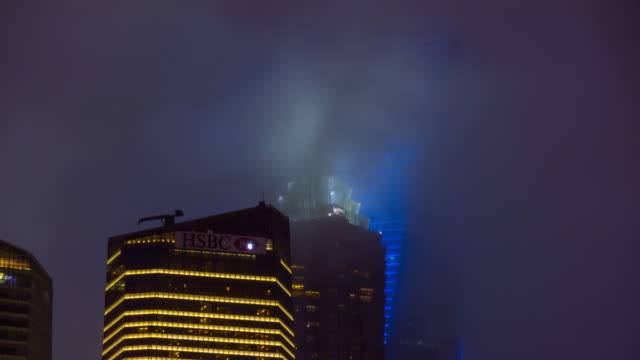 tiempo-de-noche-iluminado-Shangai-ciudad-edificios-cielo-superior-vista-4k-timelapse-china