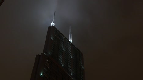 Nacht-erleuchtet-Stadt-berühmten-Aufbau-Ansicht-4k-China-shanghai