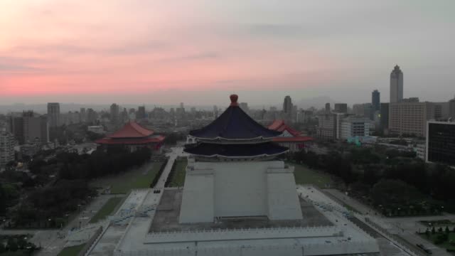 Vista-aérea-de-la-nacional-Chiang-Kai-shek-Memorial-Hall