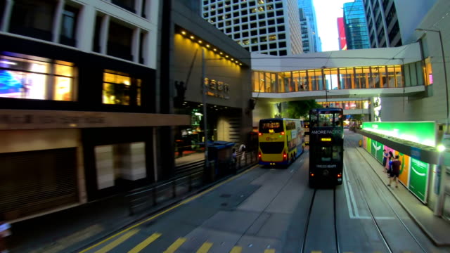 View-of-Hong-Kong-city-busy-streets-from-tramways