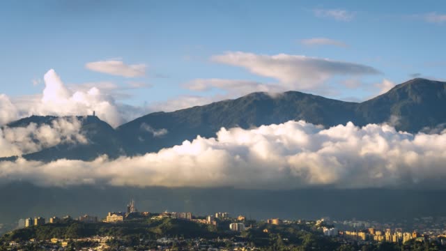 Panning-view-of-eastern-district-in-Caracas-city-Valley