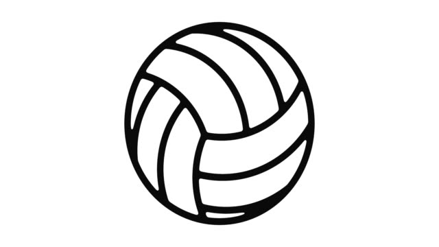 Volleyball-Linie-Motion-Graphic