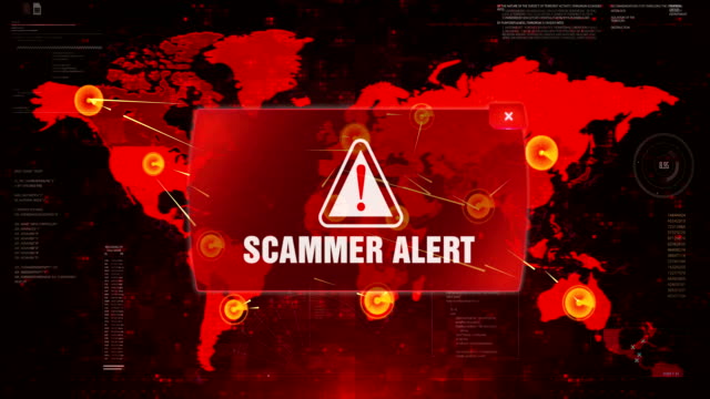 SCAMMER-alerta-alerta-de-ataque-en-pantalla-mapa-del-mundo.