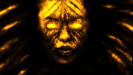 Fiery-goddess-face