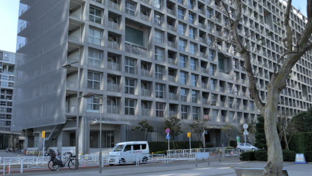 La-vista-del-gran-apartamento-del-hotel-en-Tokio