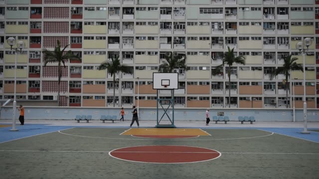 Colorful-Basketball-Court-in-Choi-Hung---Hong-Kong