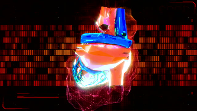 Visualización-del-corazón-artificial,-investigación-médica,-prevención-de-fallo-de-órgano