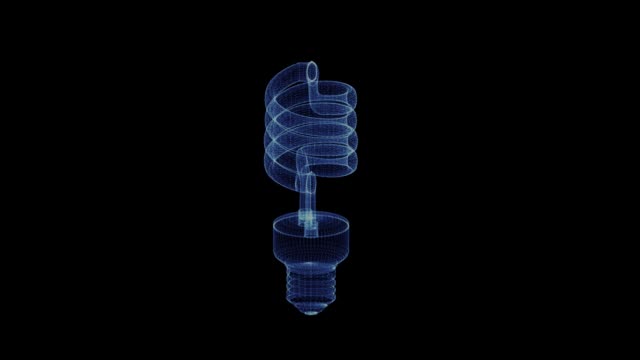 Das-Hologramm-einer-Gas-Entlastung-Glühbirne