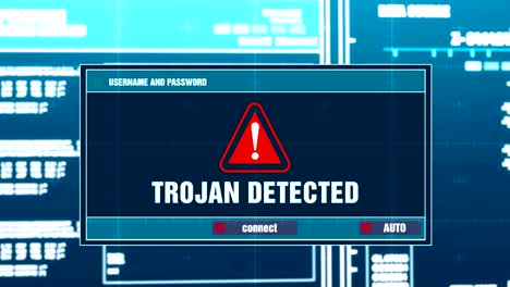 Trojaner-entdeckt-Warnmeldung-über-digitale-Systemsicherheit-auf-Computerbildschirm