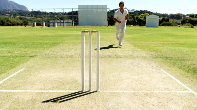 Bowler-delivering-ball-during-practice-session