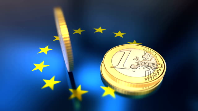 Glänzende-Euro---Finanz--und-Hintergrund