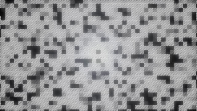 Grayscale-Tone-Mosaic-Square-Flickering-Moving-Motion