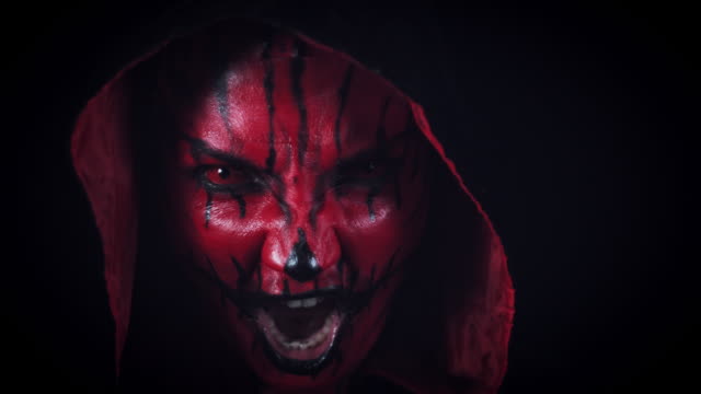 4k-Horror-Halloween-Devil-Shouting