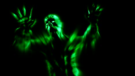 Grim-zombie-attack-with-open-arms-in-green-color