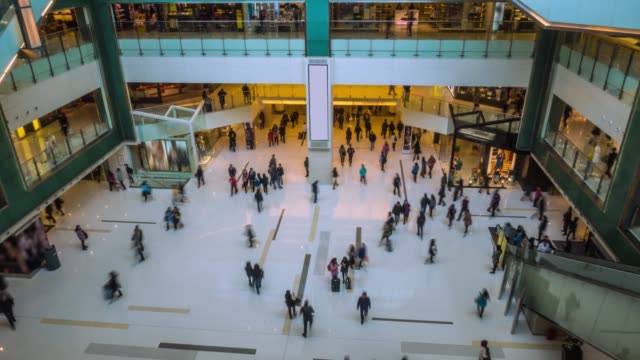 People-crowd-in-Shopping-Mall-Timelapse