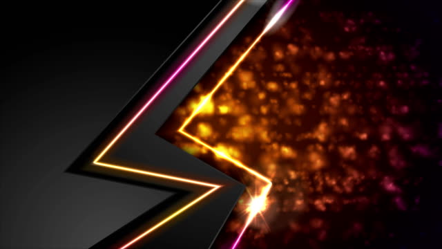 Shiny-glowing-abstract-neon-lights-video-animation