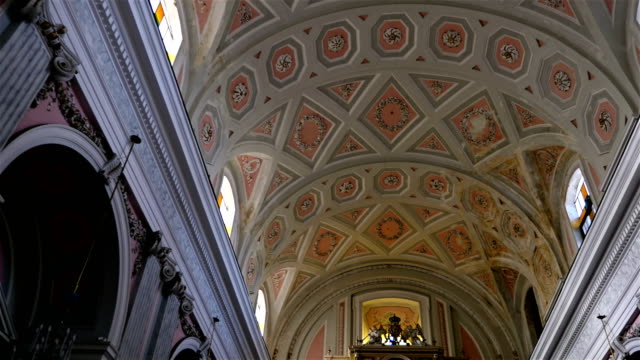 Ceiling-of-a-catholic-church