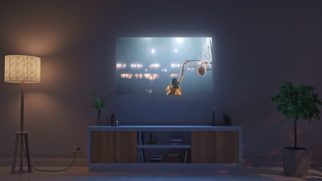 Juego-de-baloncesto-en-vivo-sala-de-televisor