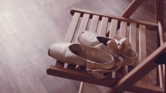 Beautiful-ballet-dance.-Ballet-slippers.