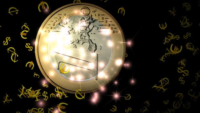 Euro-Münze-Animation