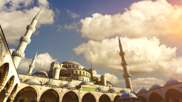 Cinemagraph---Sultan-Ahmed-Mosque-(Blue-Mosque),-Istanbul,-Turkey.
