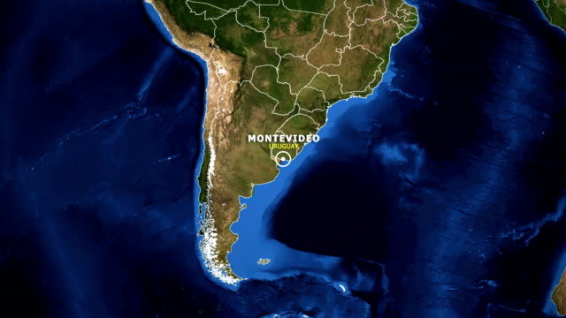EARTH-ZOOM-IN-MAP---URUGUAY-MONTEVIDEO
