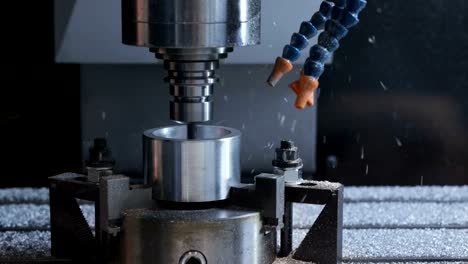 Automated-cnc-production-with-drill-machine-for-metal-processing
