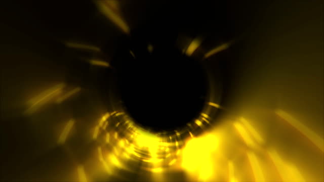 Abstract-swirl-gold-tunnel-in-space,-computer-generated-background