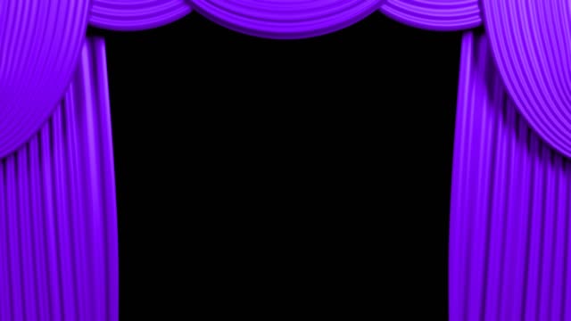 Púrpura-cortina-de-apertura-con-el-fondo-Alfa