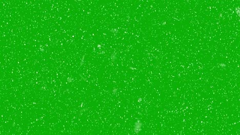 Schnee-Animation-auf-green-screen