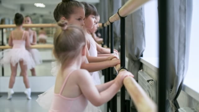 Little-Dancers-Having-Ballet-Lesson
