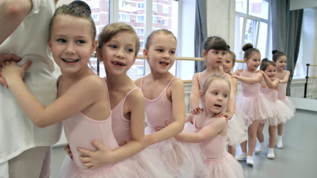 Group-Warming-Up-for-Ballet-Lesson