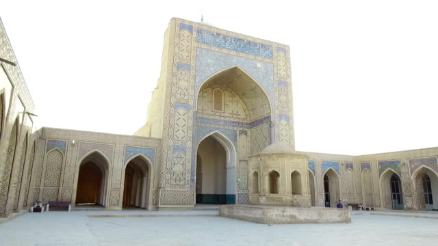 Madraza-de-Matniyaz-Divan-begi-en-Khiva,-Uzbekistán