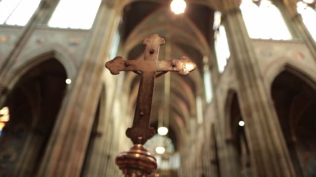 Holy-Cross-in-Church.-Gothic-Christian-Cross