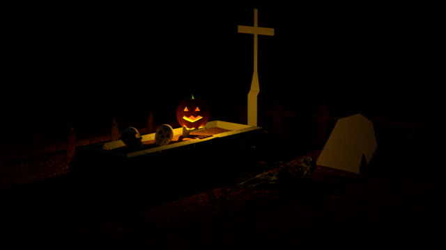 Halloween-und-Friedhof